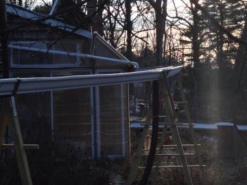 gutter donspout mesh